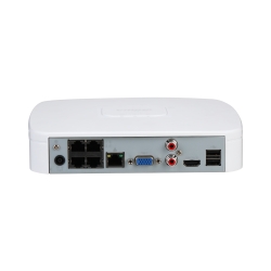 DHI-NVR2104-P-I2 Dahua 4-канальный IP-видеорегистратор с PoE, 4K и H.265+, ИИ