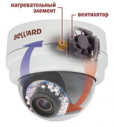 BD4330DVH Beward Купольная антивандальная IP-видеокамера