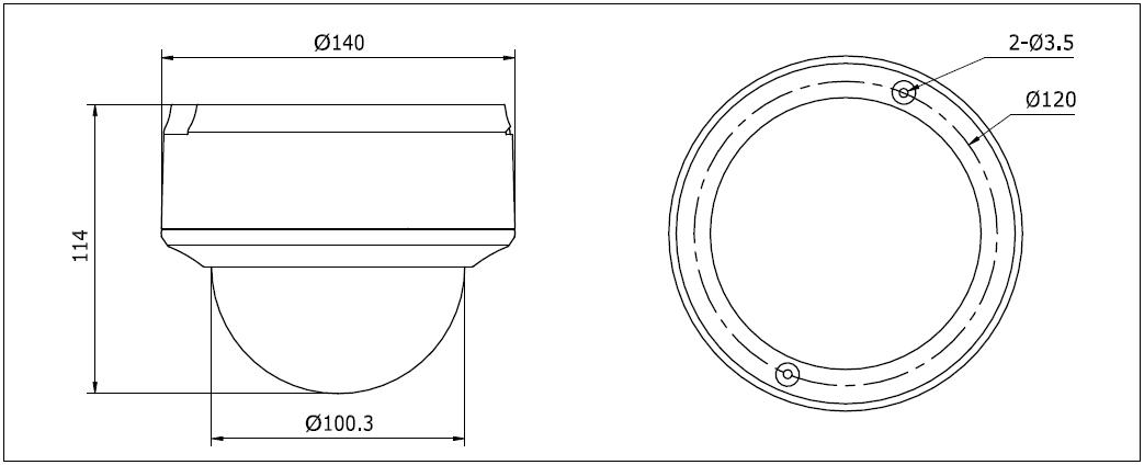 DS-2CD793PFWD-E (Wide Dynamic Range) (Vandal-Proof ) HikVision Купольная IP-видеокамера