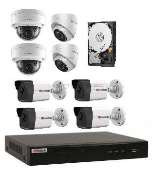 Система IP видеонаблюдения для частного дома