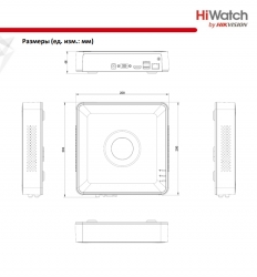 DS-N204(C) HiWatch 4-х канальный IP-видеорегистратор