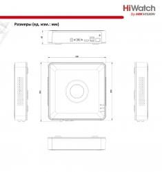 DS-N208(C) HiWatch 8-ми канальный IP-видеорегистратор