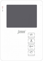 J2000-DF-ДИАНА (белый) Цветной видеодомофон