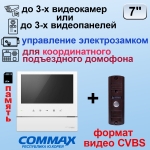 CDV-70HM2/VZ+AVP-506 (PAL) коричневый Комплект цветного видеодомофона