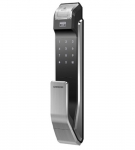 SHS-P718 LBK/EN (от себя) Samsung Электромеханический биометрический замок